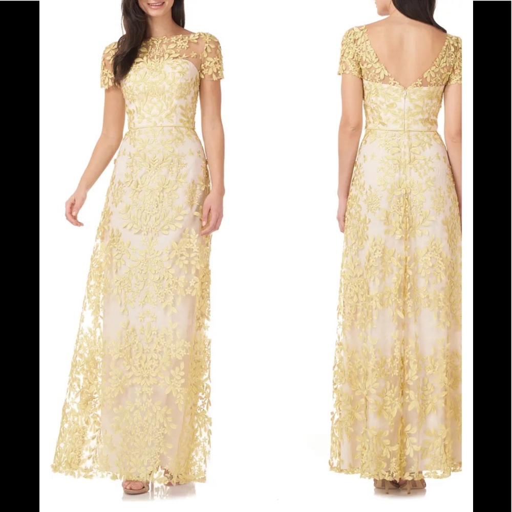 JS collections gown yellow 10